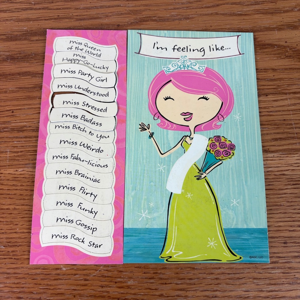 Y2K Miss Sassy Pageant Magnet with Interchangeable Sashes Fridge Locker Decor